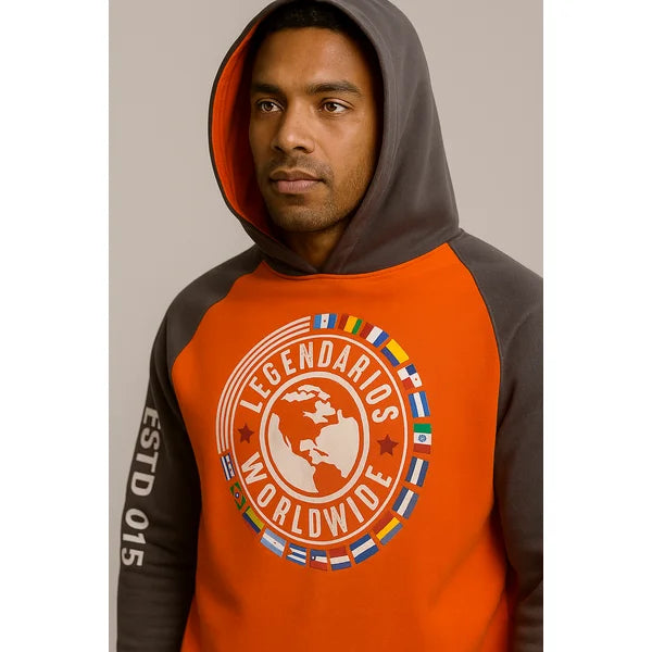 Blusa Moletom Paises com Capuz Legendários