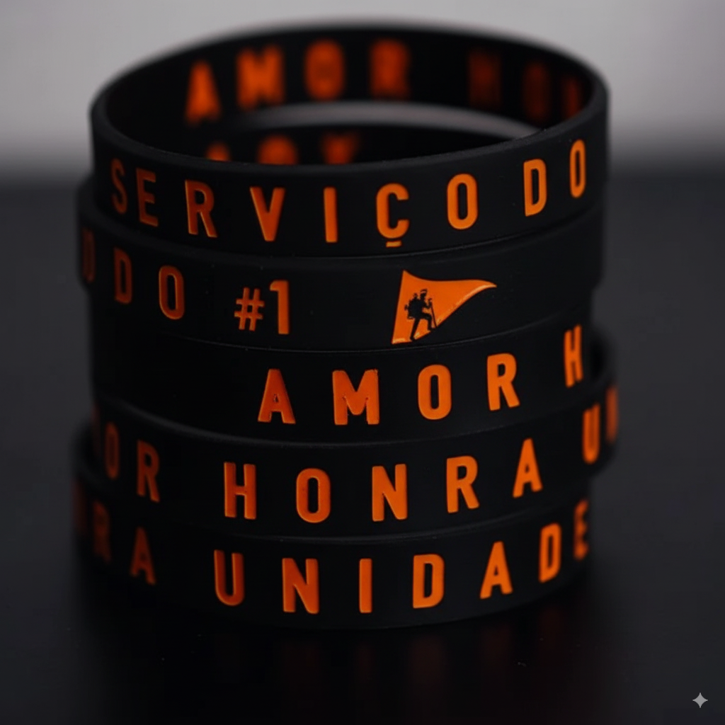 Pulseira Legendários - A Serviço Do #01 - Laranja