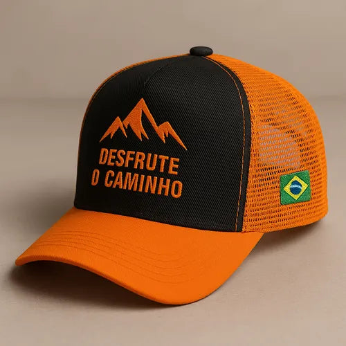 Bone Masculino Desfrute O Caminho Confortável Fé E Estilo