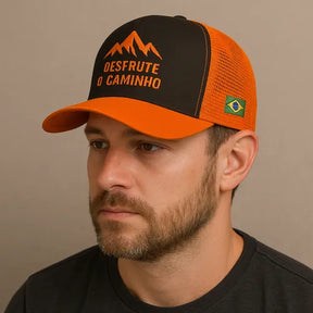 Bone Masculino Desfrute O Caminho Confortável Fé E Estilo