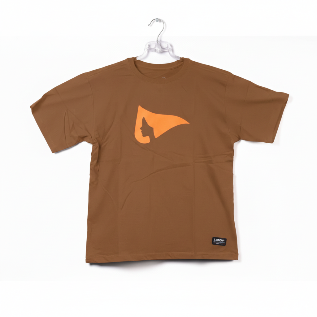 Camiseta Ladies Legendários Caramelo Rosto Laranja