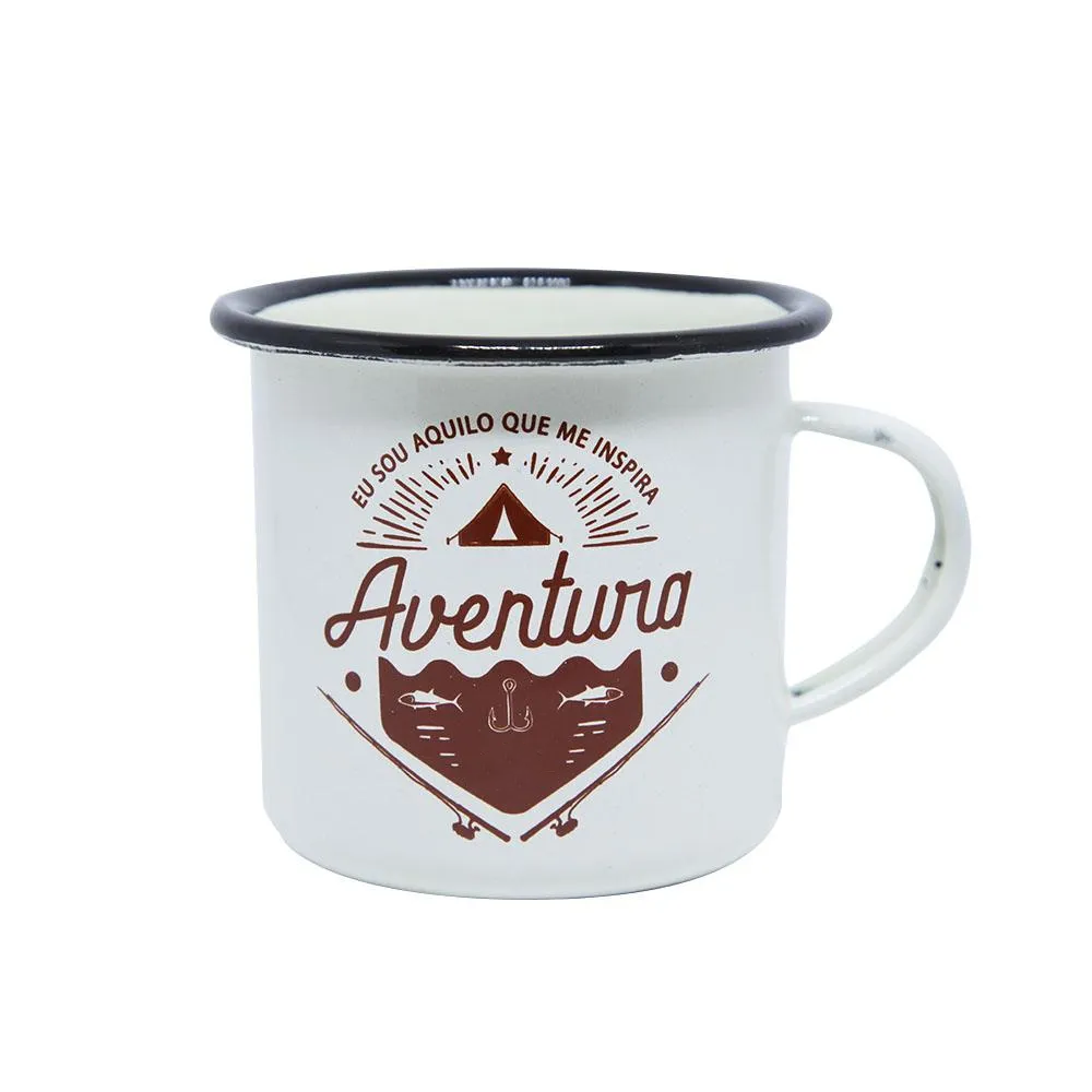 Caneca de Alumínio Esmaltada Legendários