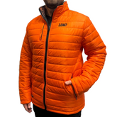 Jaqueta Puffer Legendários - Laranja/Camuflado