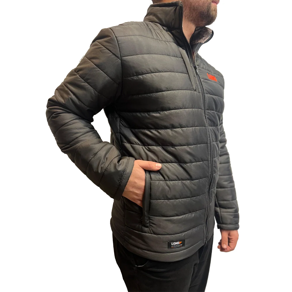 Jaqueta Puffer Legendários - Preto/Camuflado